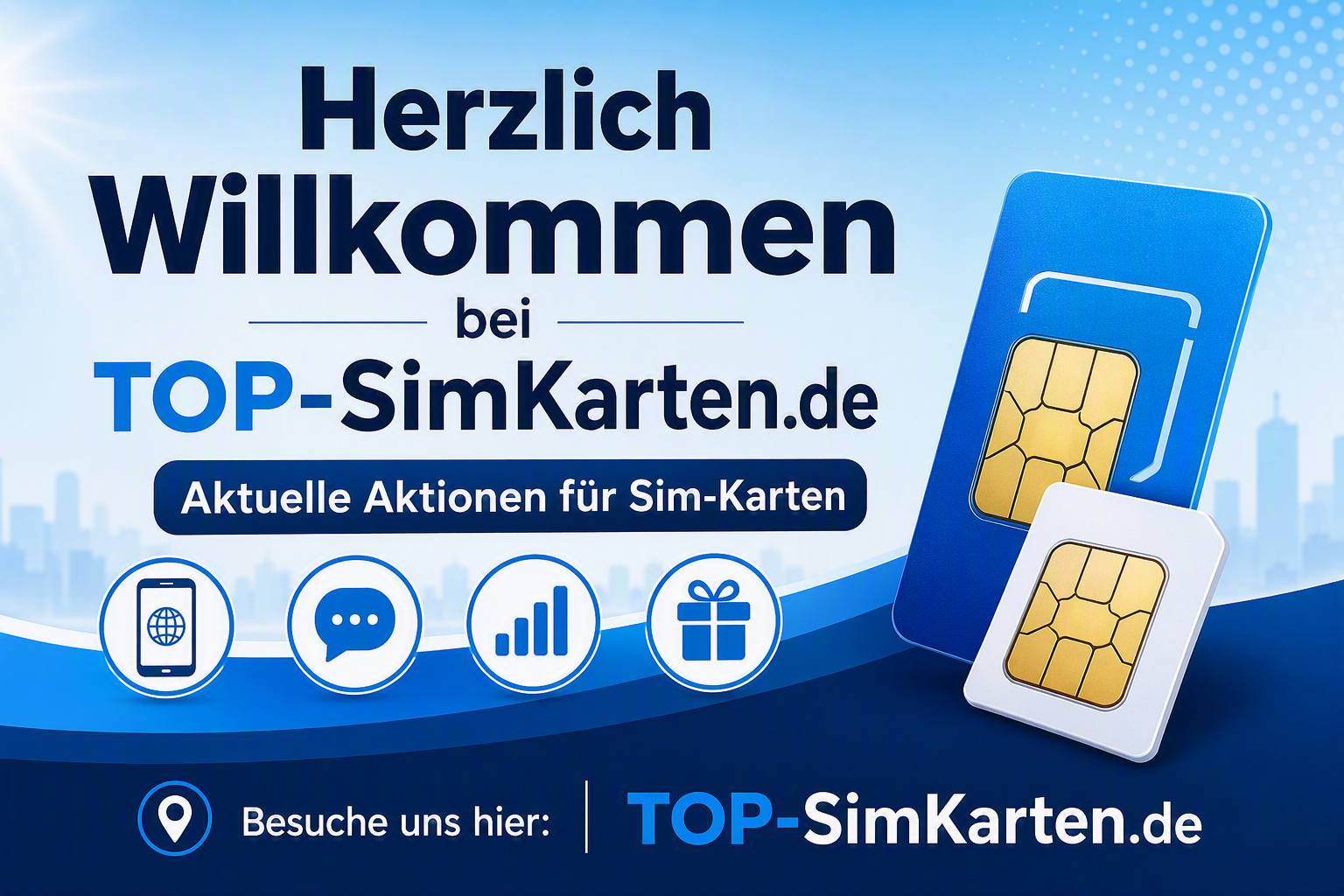 TOP Sim-Karten findest Du bei TOP-Simkarten.de